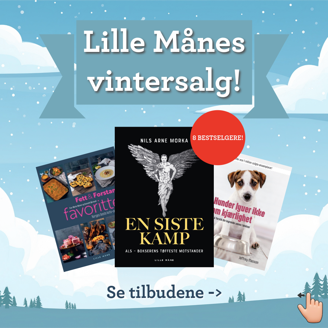 Forlaget Lille Måne Facebook ad: Vintersalg hos Lille Måne, våre bestselgende bøker til…