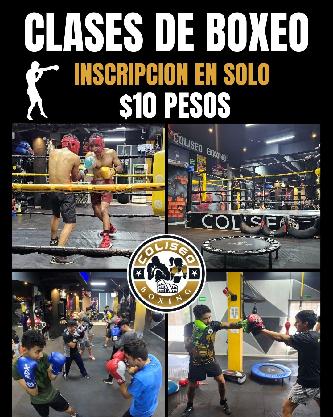 Coliseo Fitness & Boxing Facebook ad: ¡Solo esta semana!