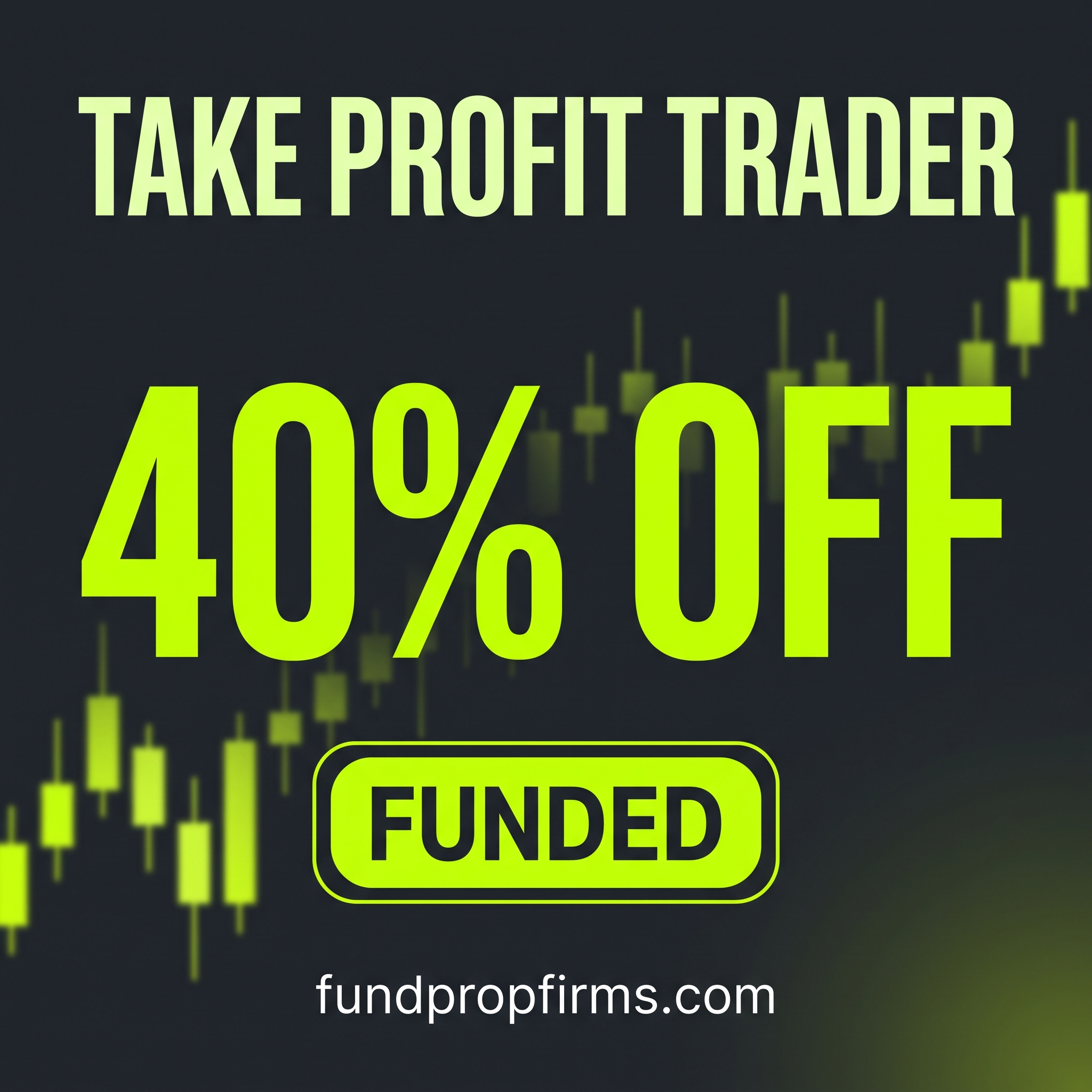 Fund Prop Firm Facebook ad: 40% OFF, Coupon FUNDED