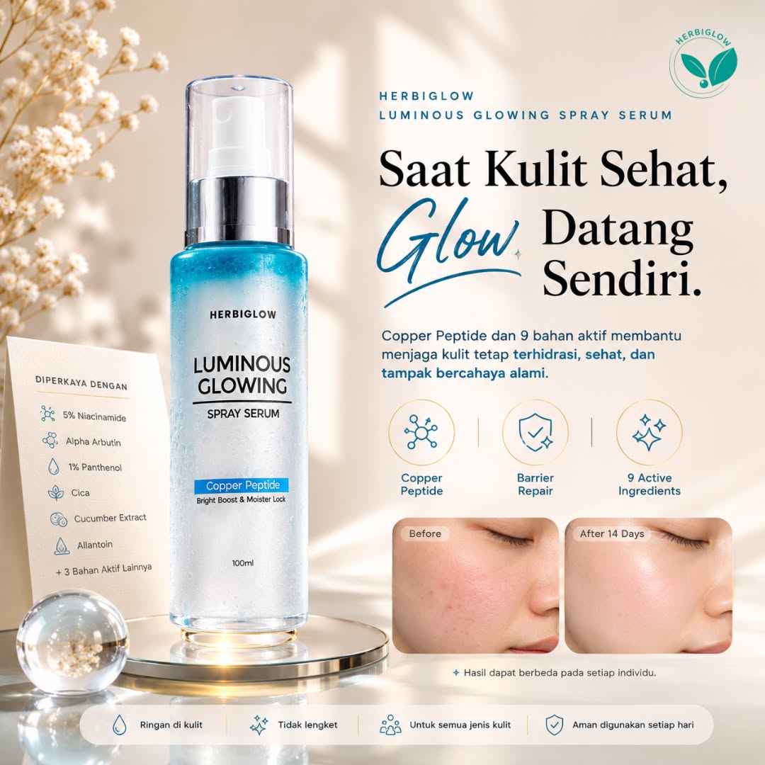 Herbiglow Natural Skincare Indonesia Facebook ad