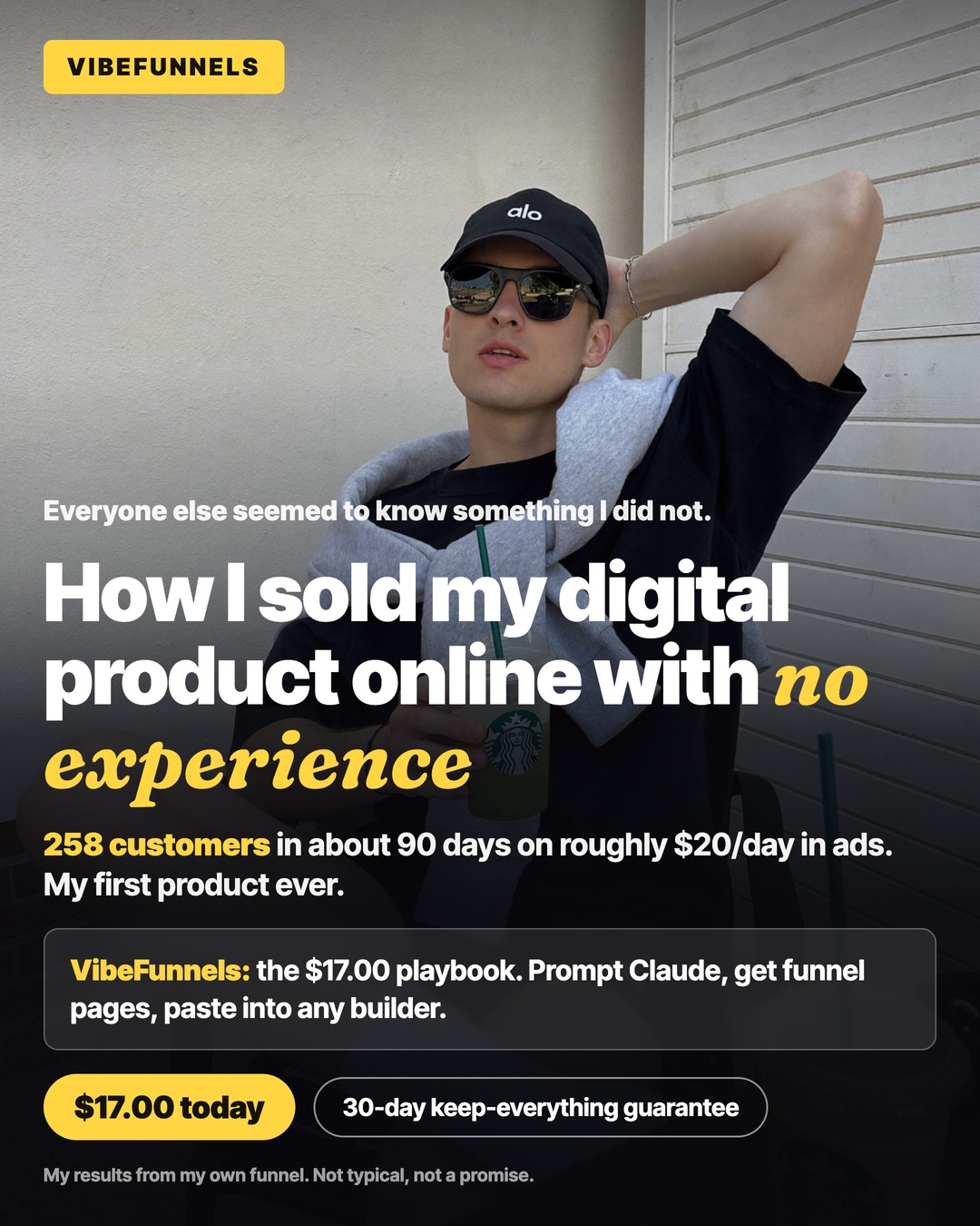 VibeFunnels Facebook ad