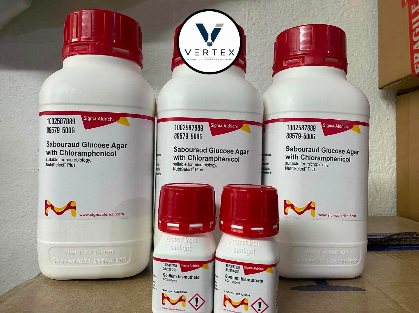 Vertex Scientific & Laboratory Solutions Facebook ad: ALL HIGH QUALITY LABORATORY CHEMICALS & REAGENT Available…