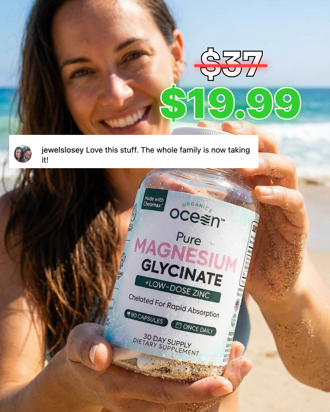 Organics Ocean Facebook ad