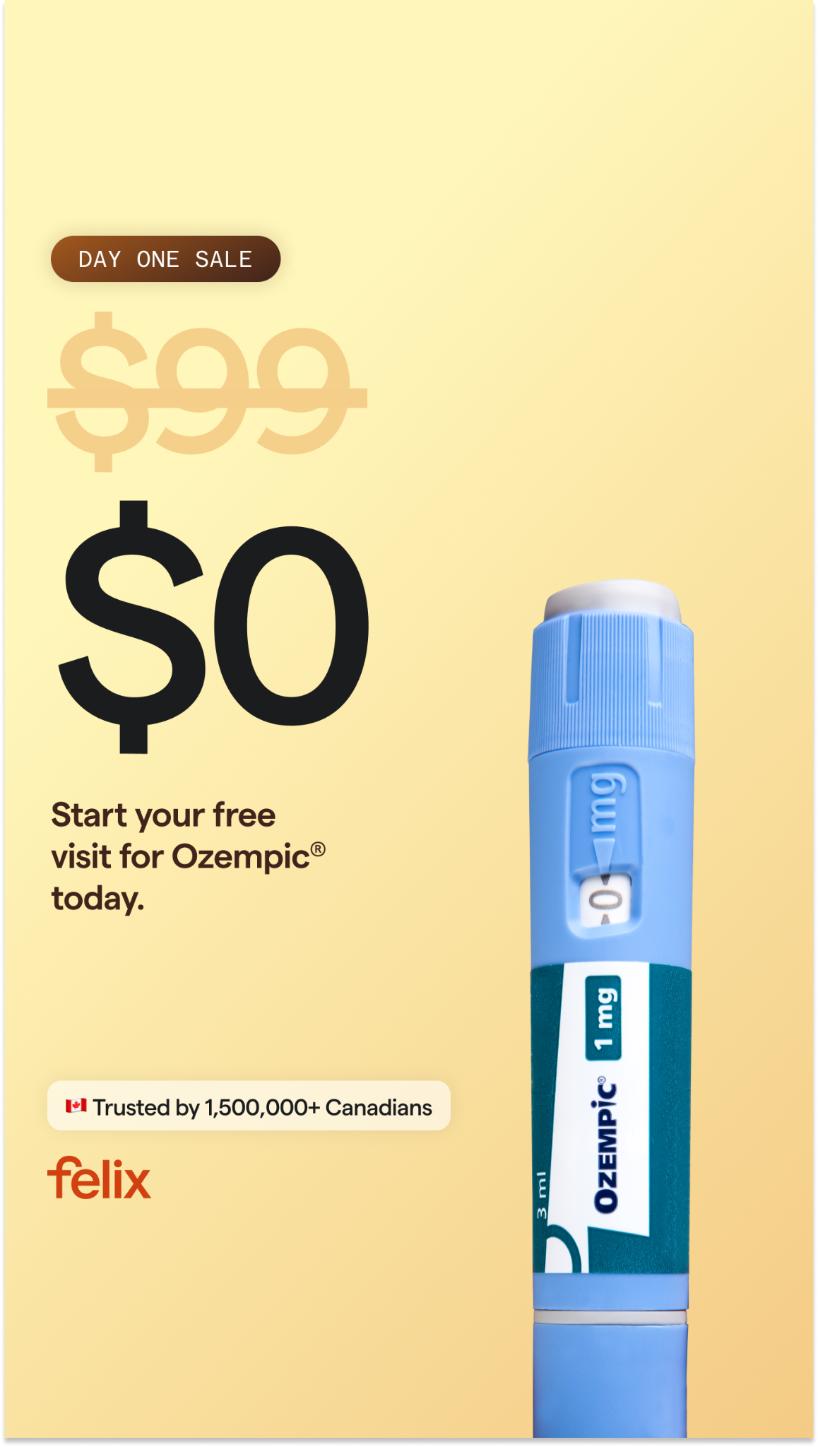 Felix Health Facebook ad