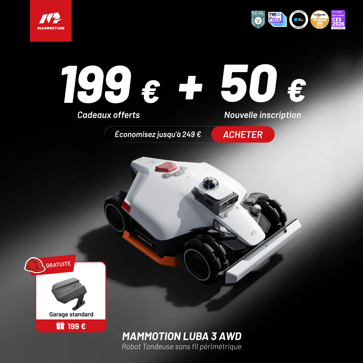 Mammotion Facebook ad