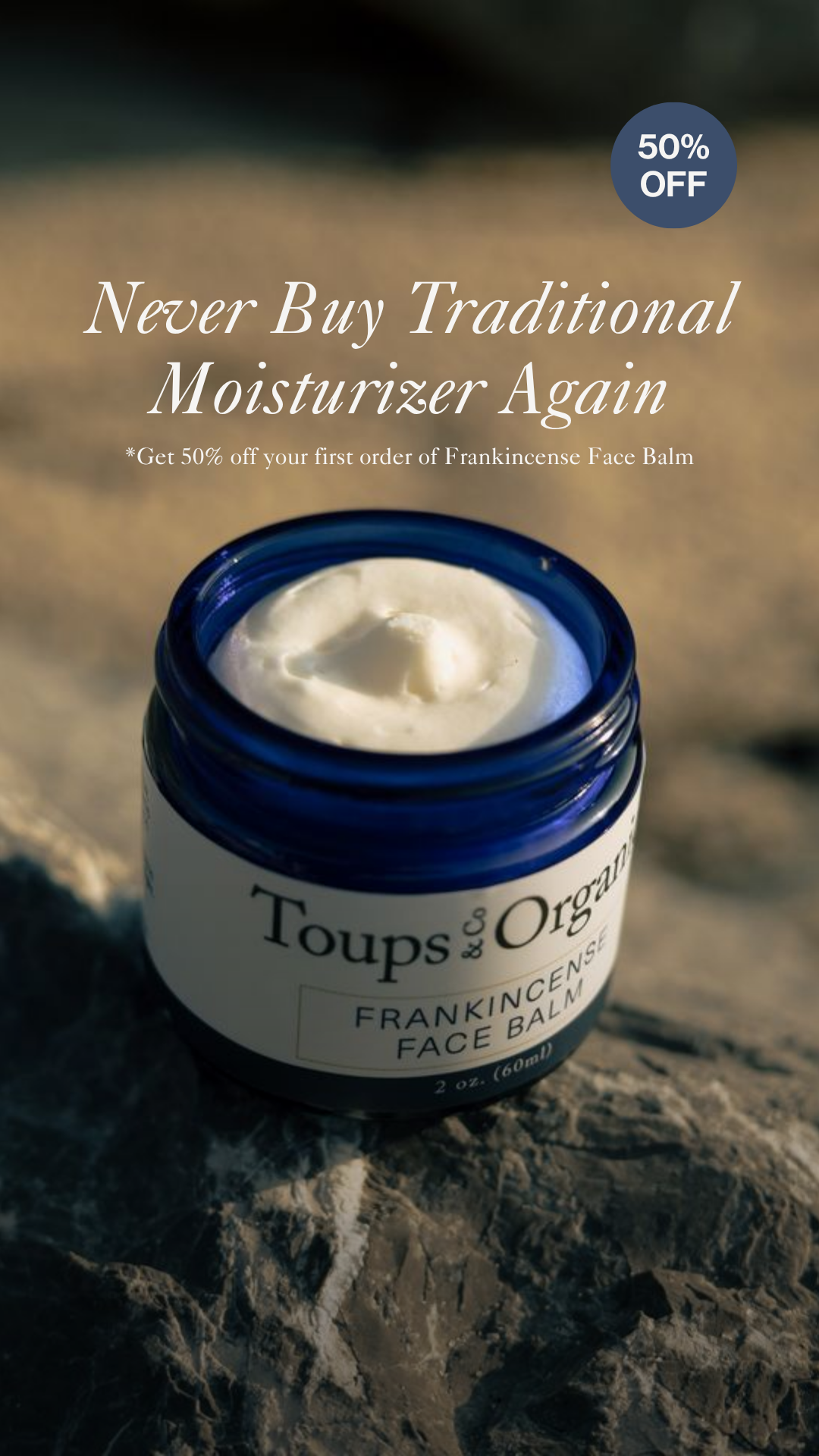 Toups and Co Organics Facebook ad