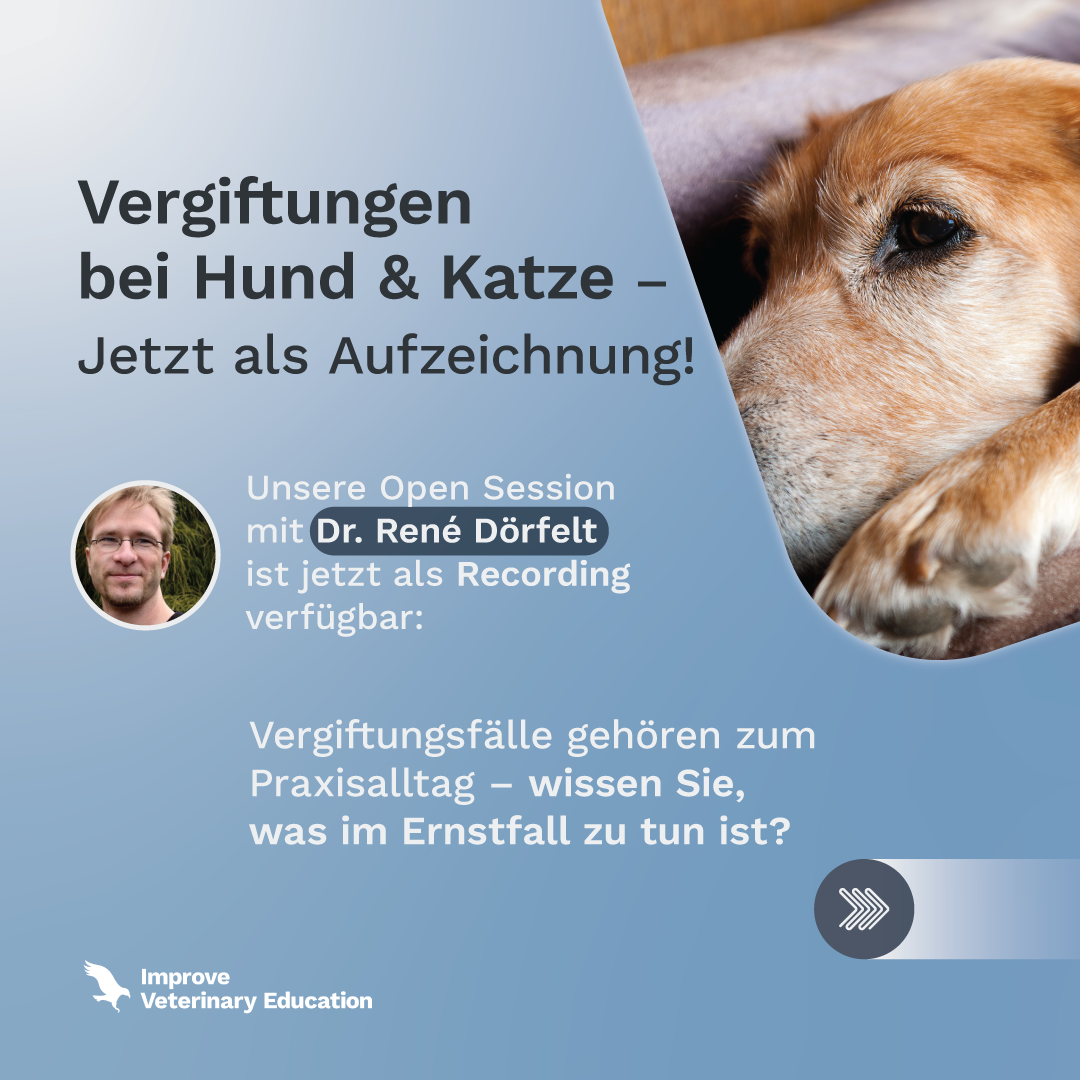 Improve Veterinary Education DE Facebook ad: Alles rund um Vergiftungsfälle, sind Sie bereit für…