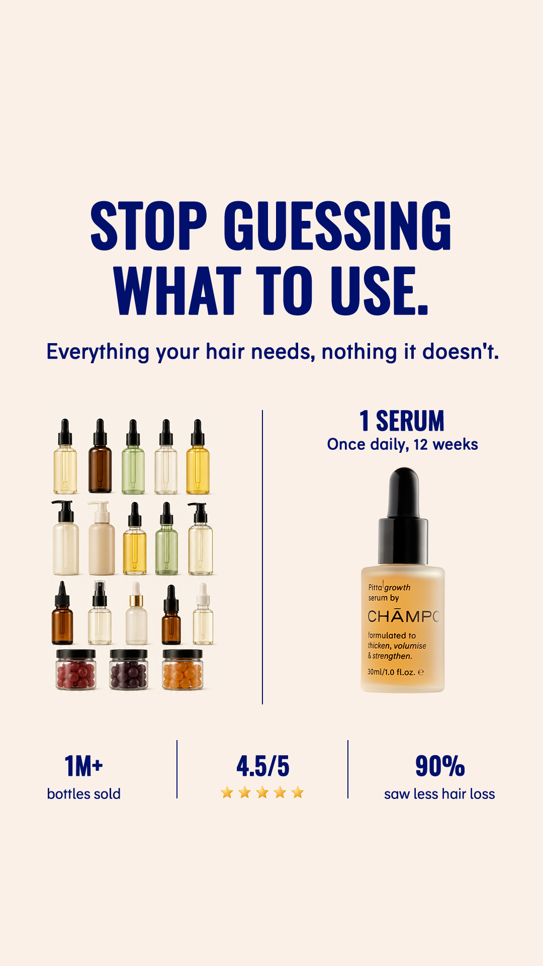Chāmpo Haircare Facebook ad