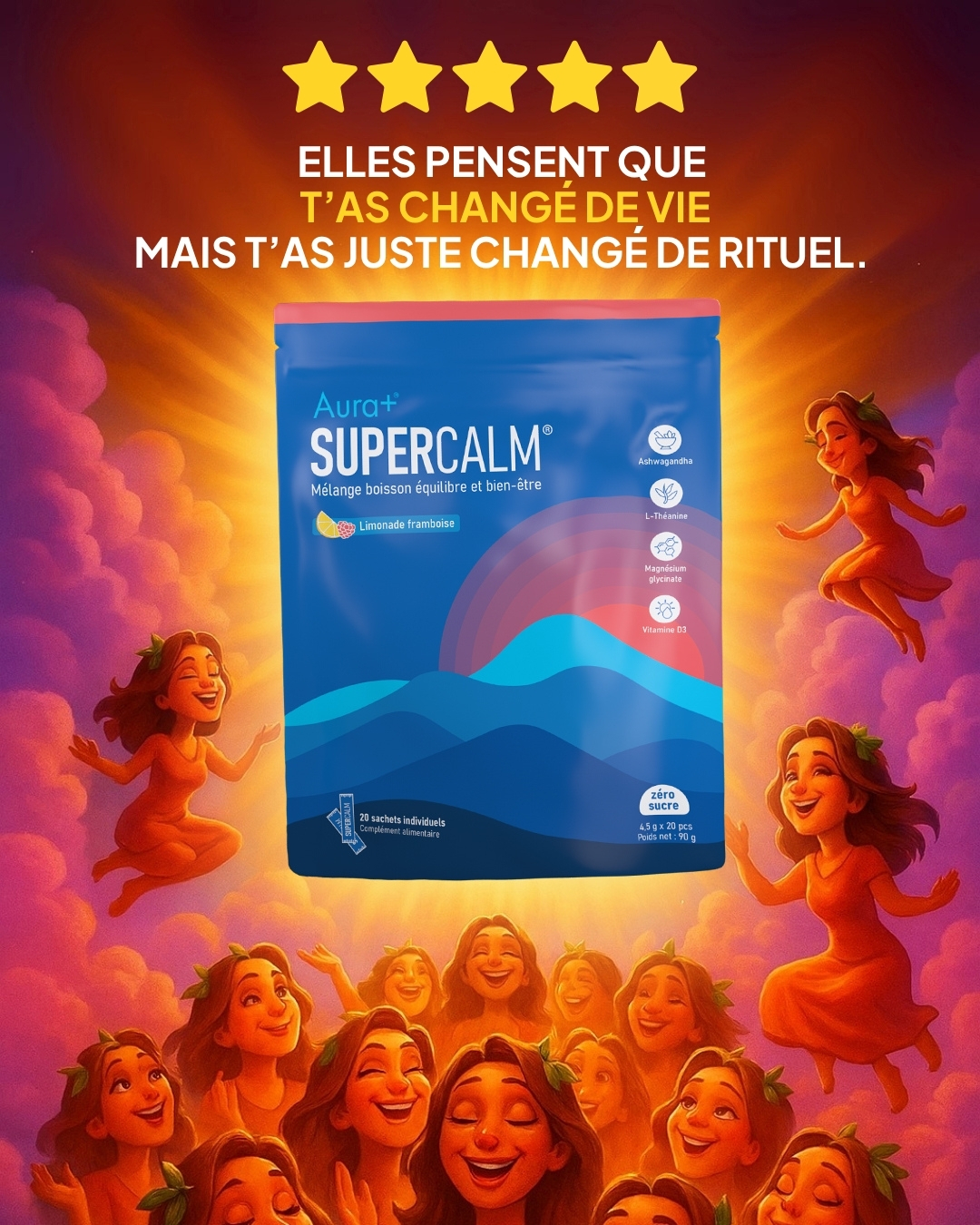 Aura+ Nutrition Facebook ad