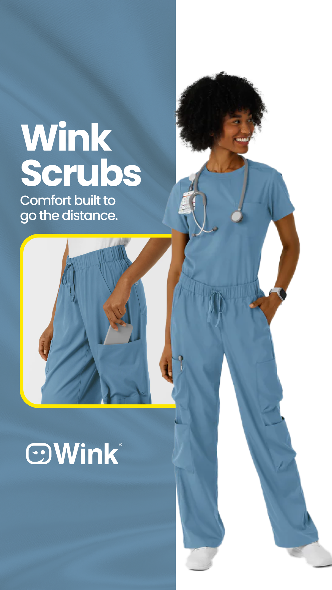 Wink Scrubs Facebook ad