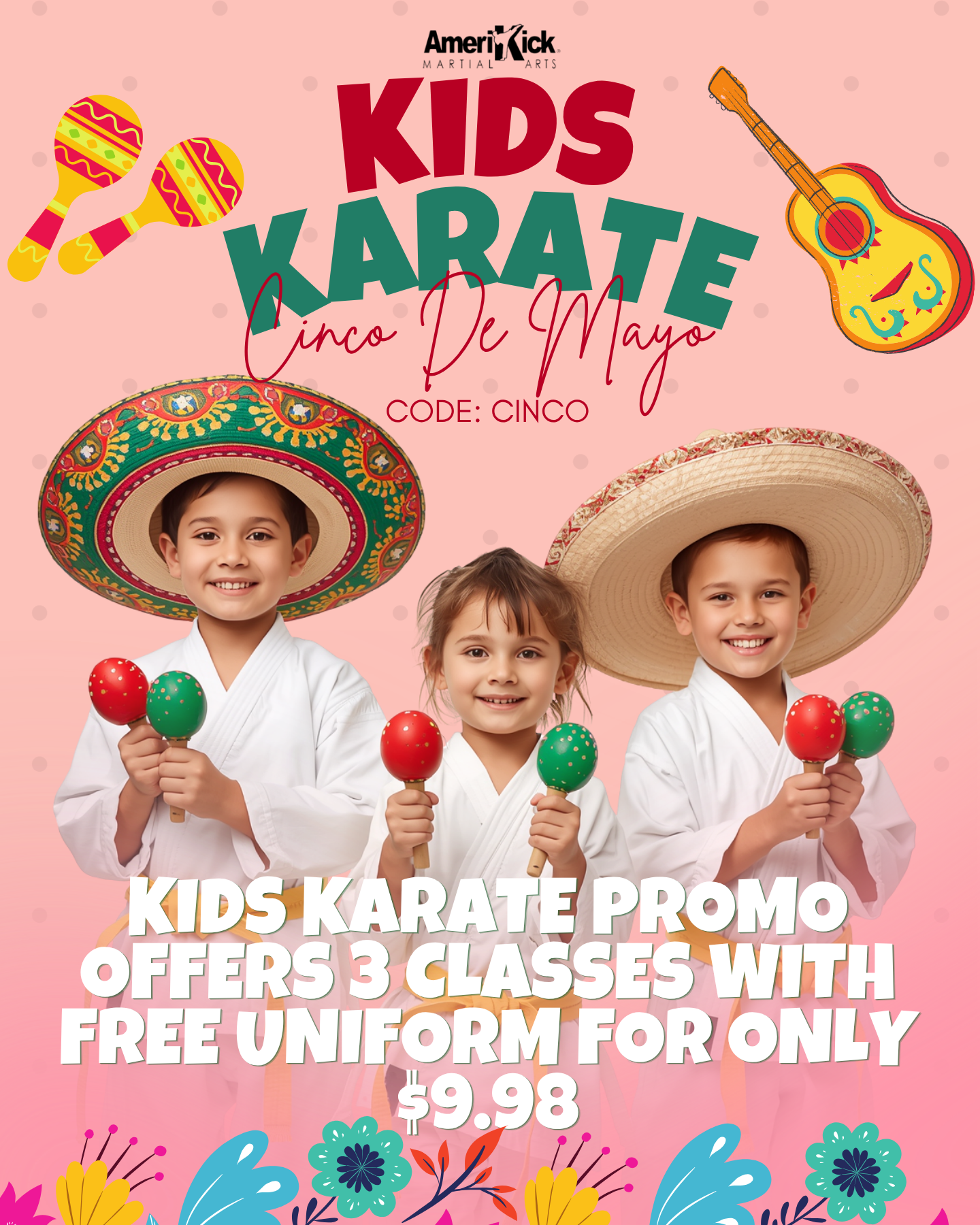 Amerikick Martial Arts Facebook ad