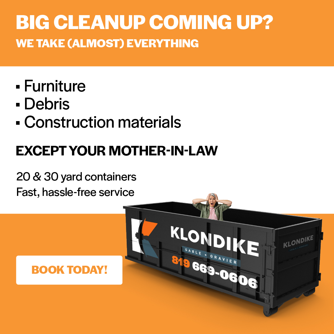 Klondike Sable et Gravier / Sand & Gravel Facebook ad