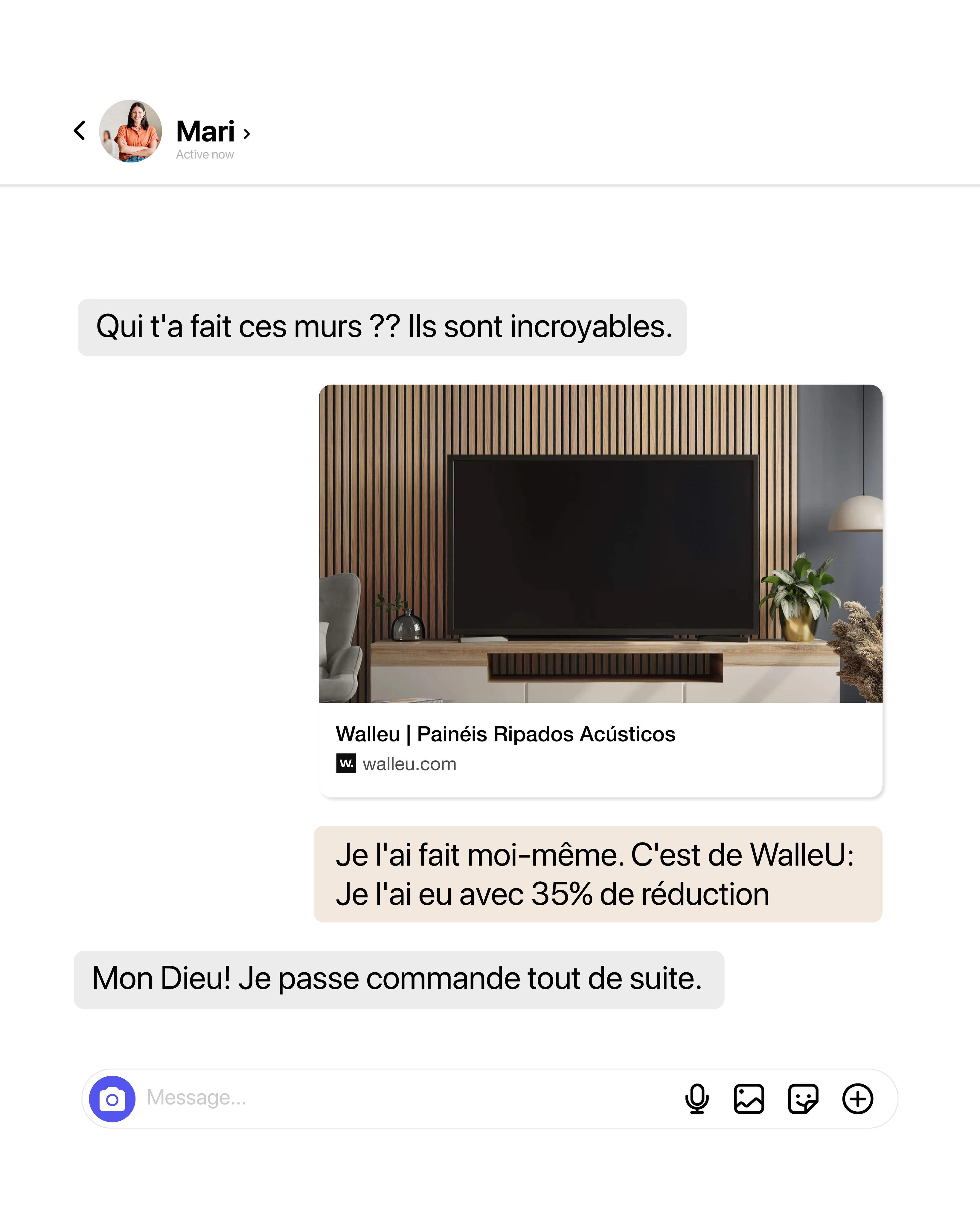 Walleu.fr Facebook ad