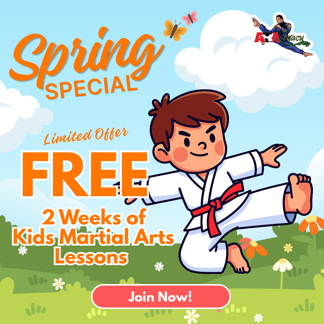 ATA Legacy Martial Arts Hillsborough, NJ Facebook ad: Try Kids Martial Arts for FREE!