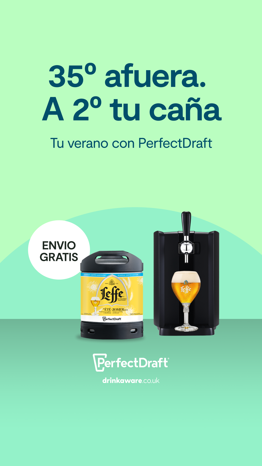 PerfectDraft España Facebook ad from Jul 22, 2026