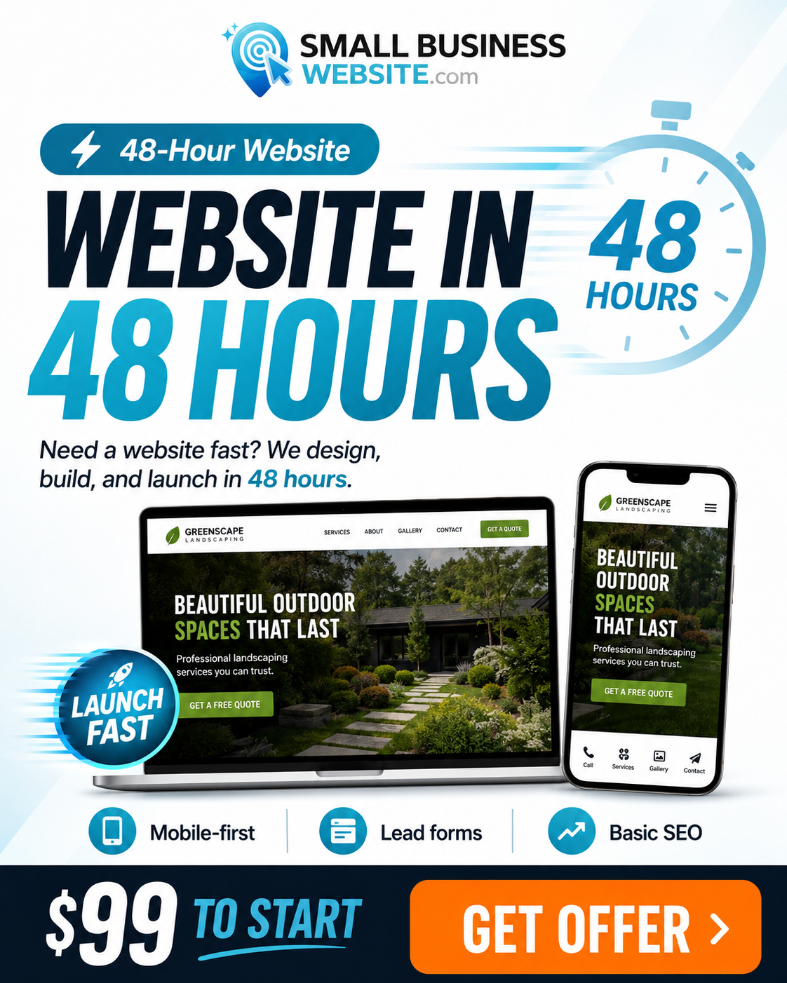 Small Business Website Facebook ad from Jun 24, 2026