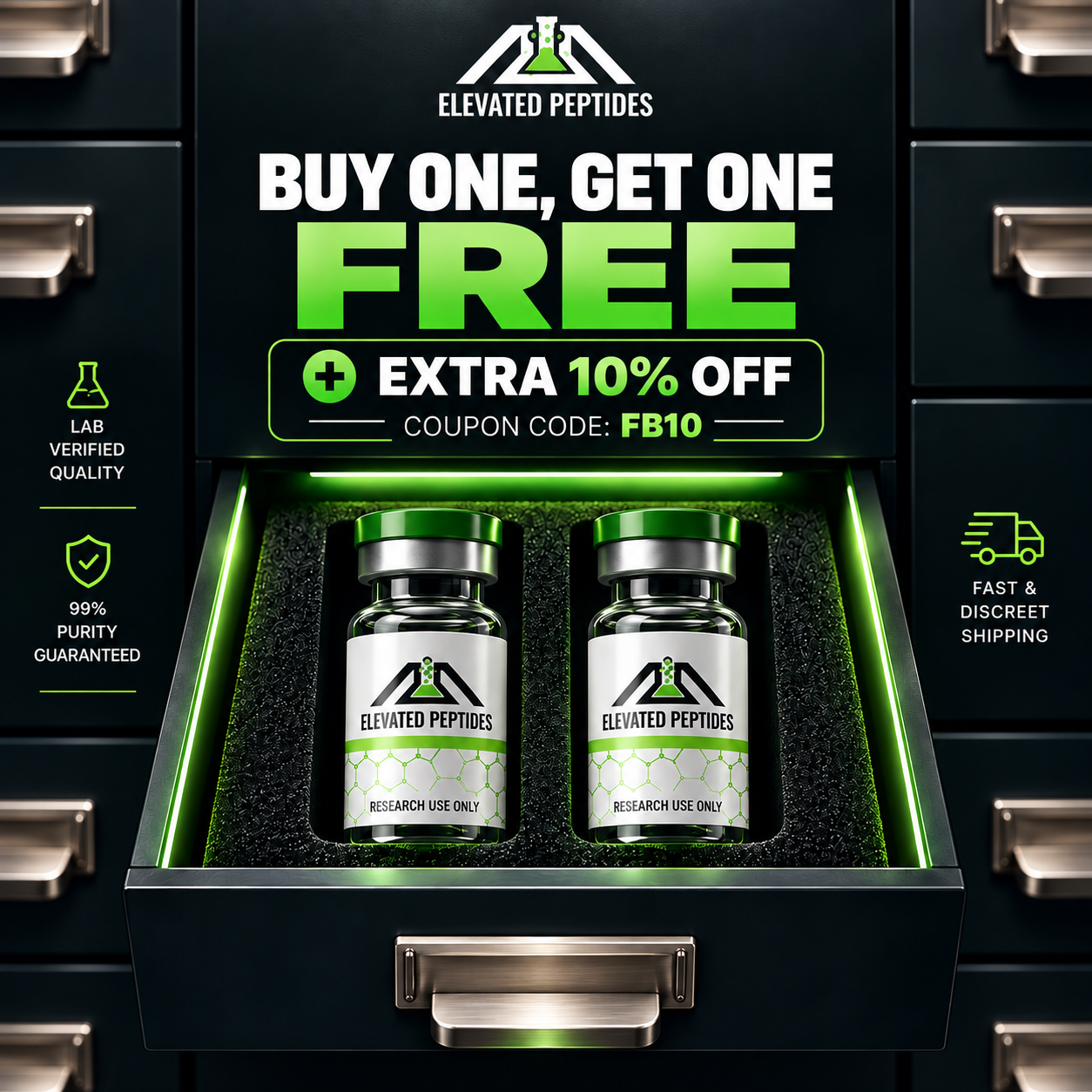 Elevated Labs Facebook ad