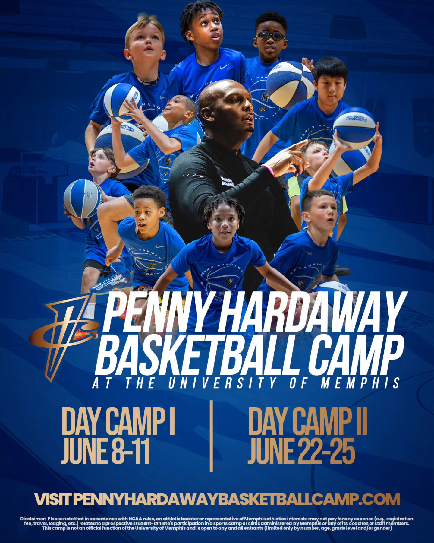 Penny Hardaway Basketball Camp Facebook ad: Penny Hardaway Basketball Camps at the University of…