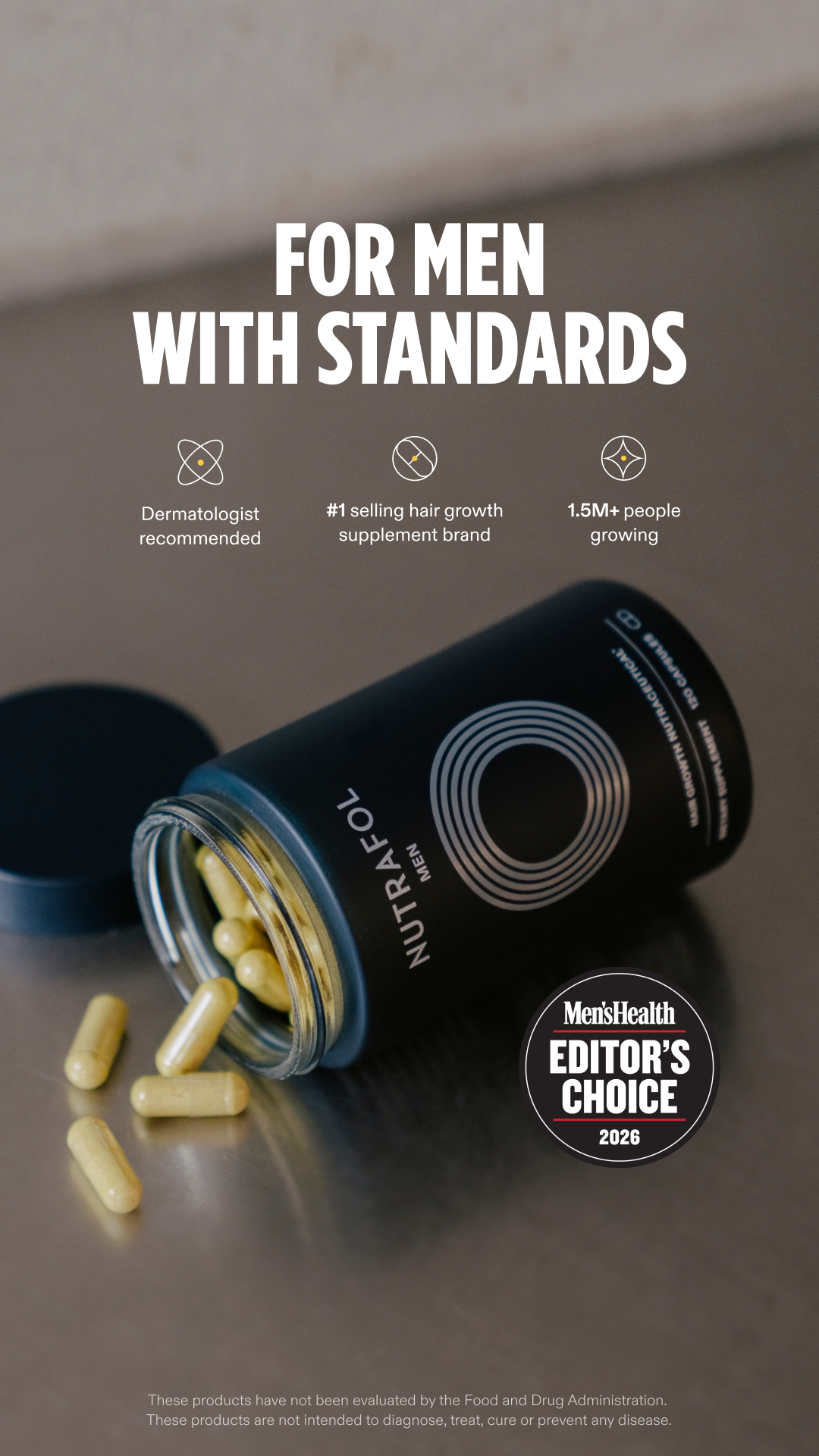 Nutrafol Men Facebook ad
