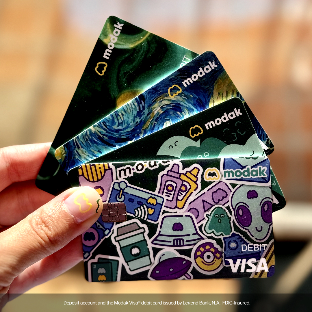 Modak Makers Facebook ad: Debit Card for Kids