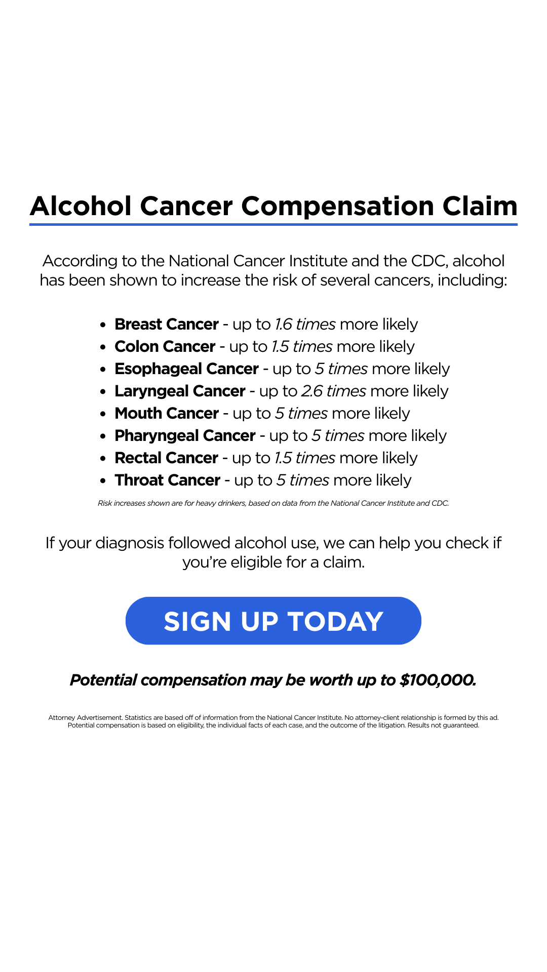 National Justice Center Facebook ad