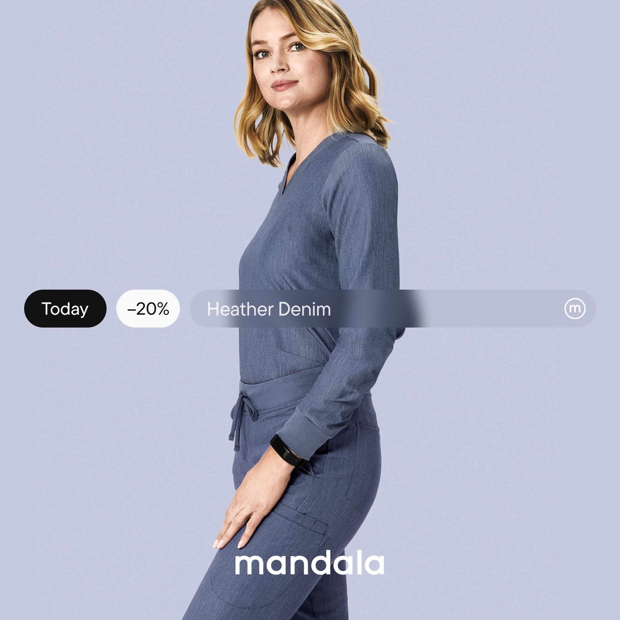 Mandala Scrubs Facebook ad