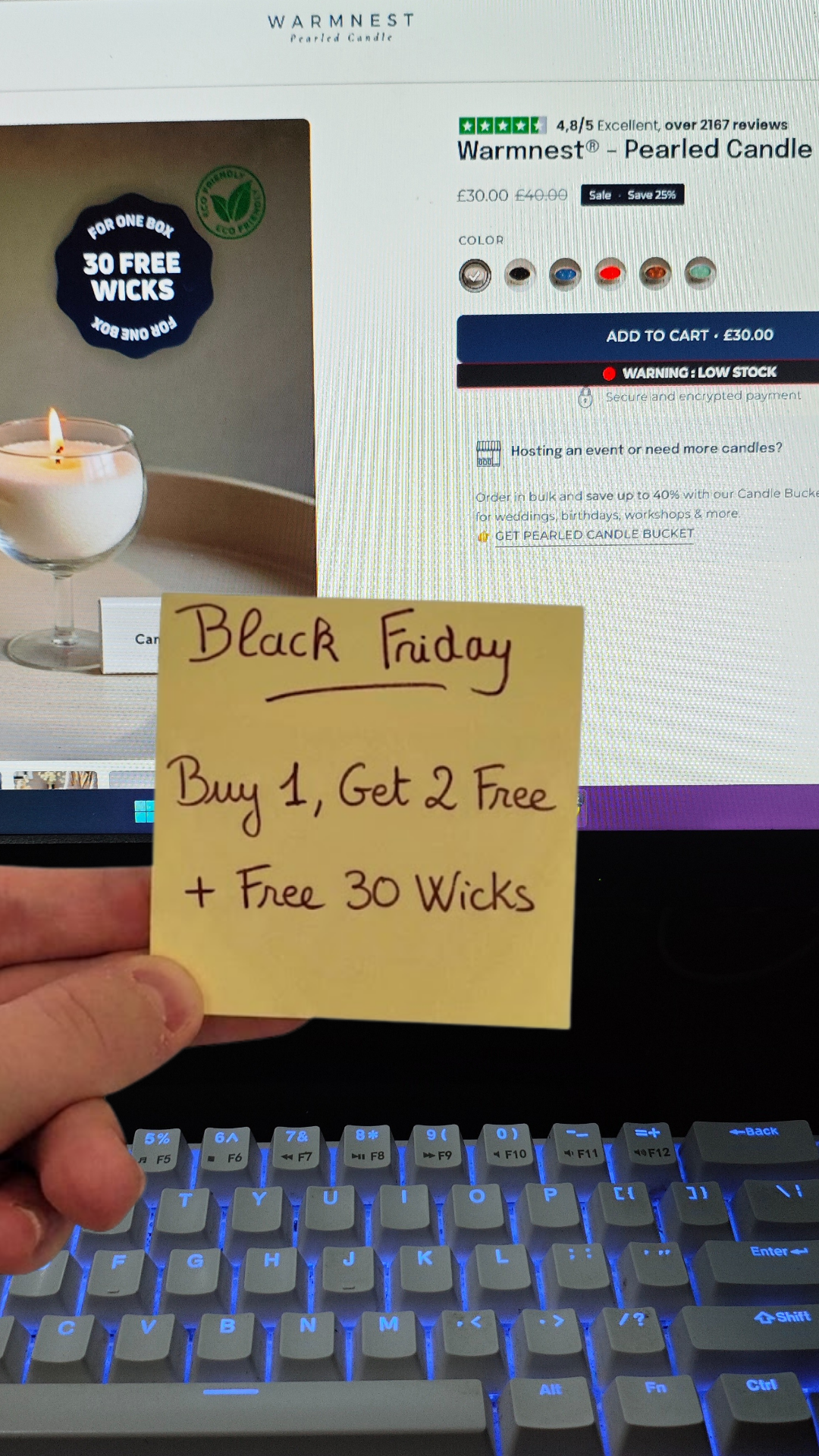 Warmnest Facebook ad from Nov 26, 2025