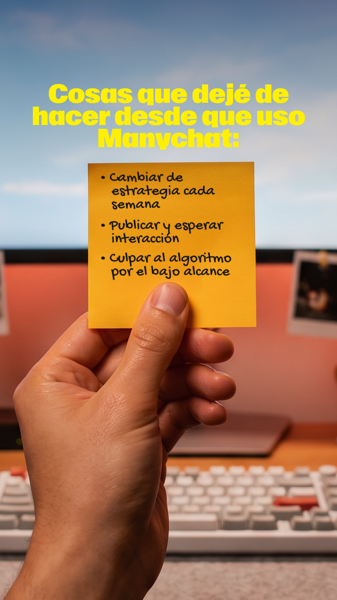 Manychat Facebook ad