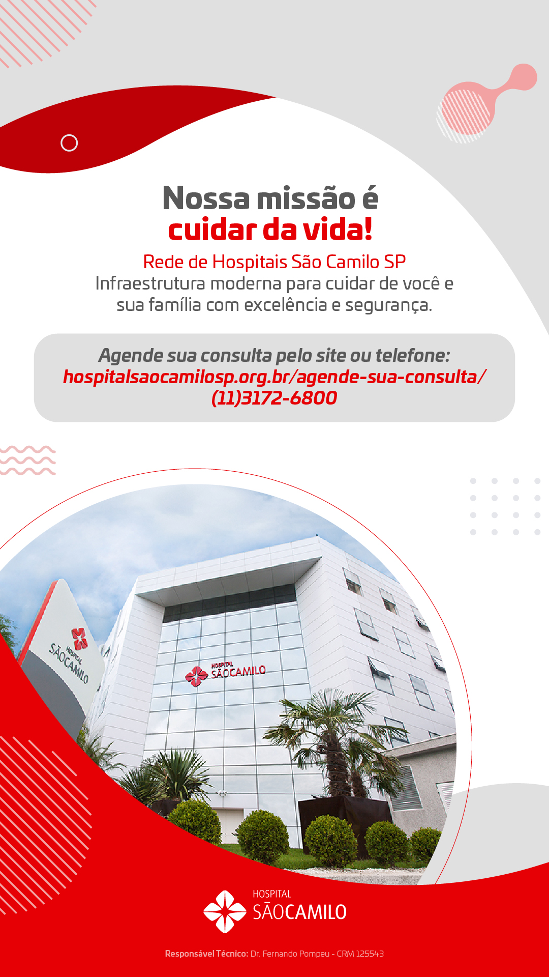 Hospital São Camilo SP Facebook ad