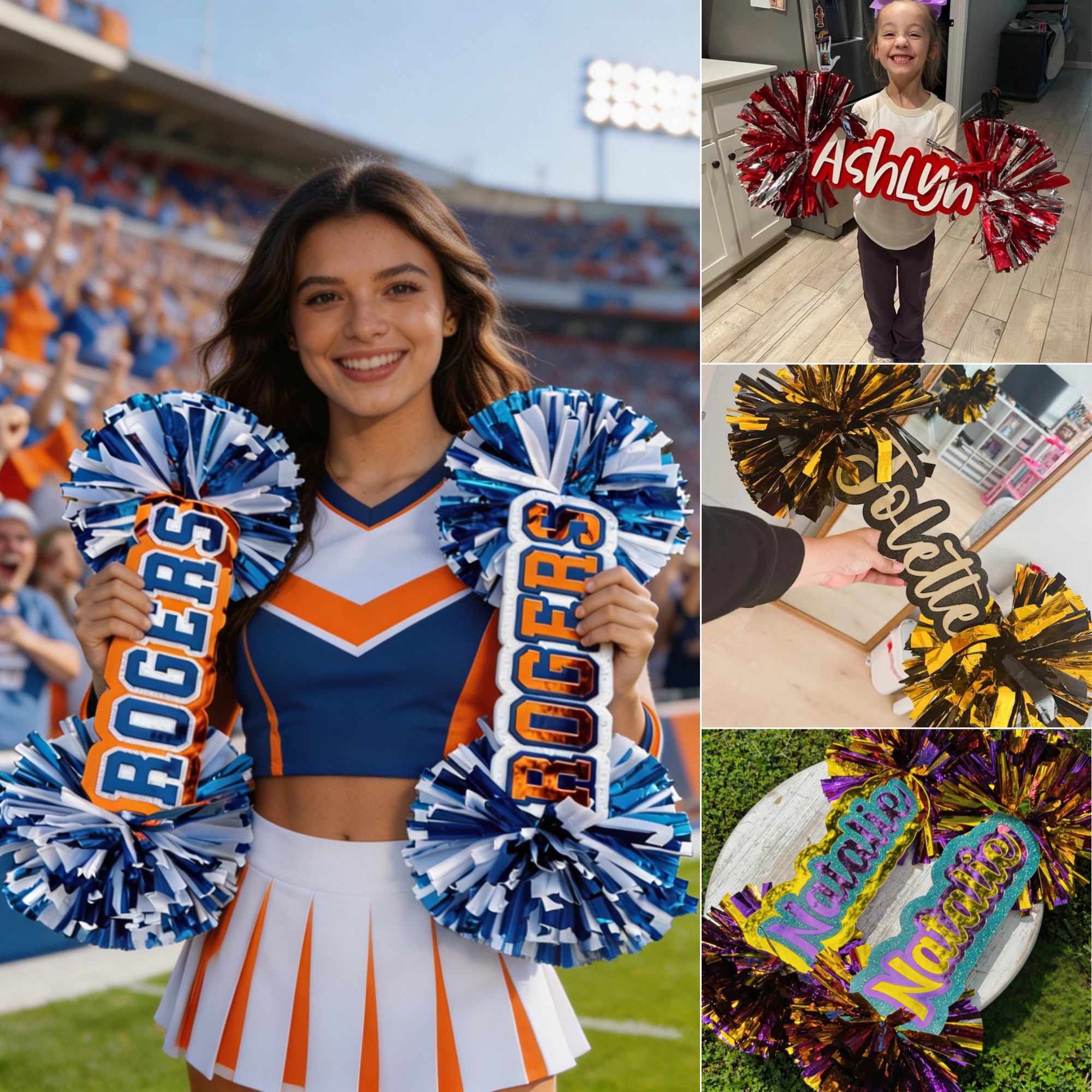 Joyinlist Facebook ad: Custom Cheer Stick -Game Day Signs