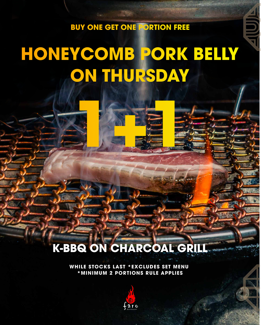 Faro Korean Restaurant Facebook ad