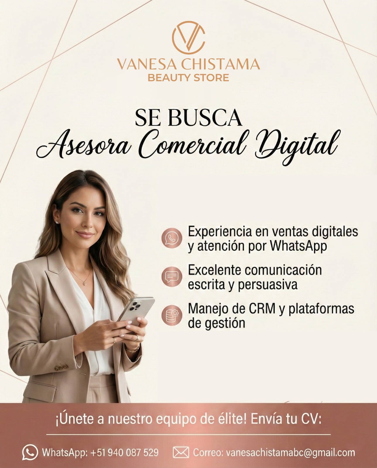 Vanesa Chistama - Master PMU Facebook ad