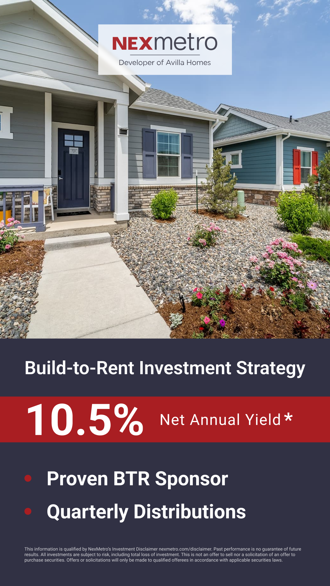 NexMetro Communities Facebook ad from May 4, 2026