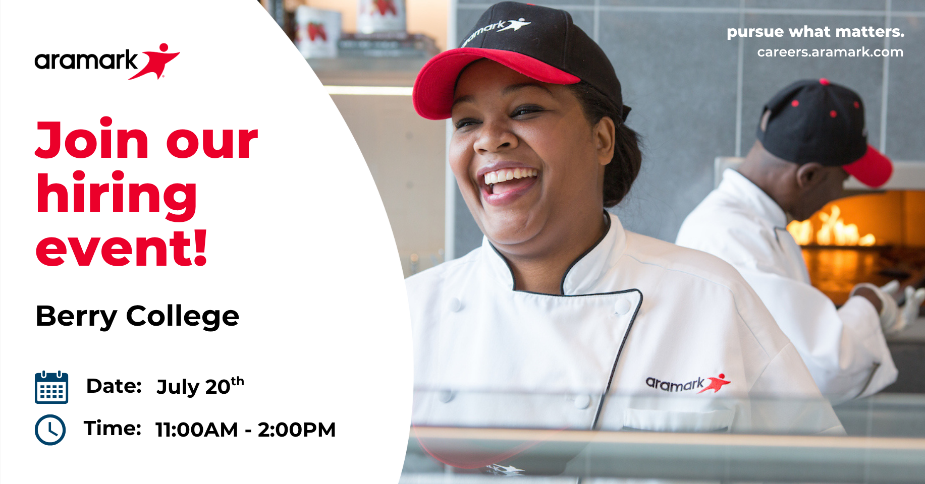 Aramark Careers Facebook ad