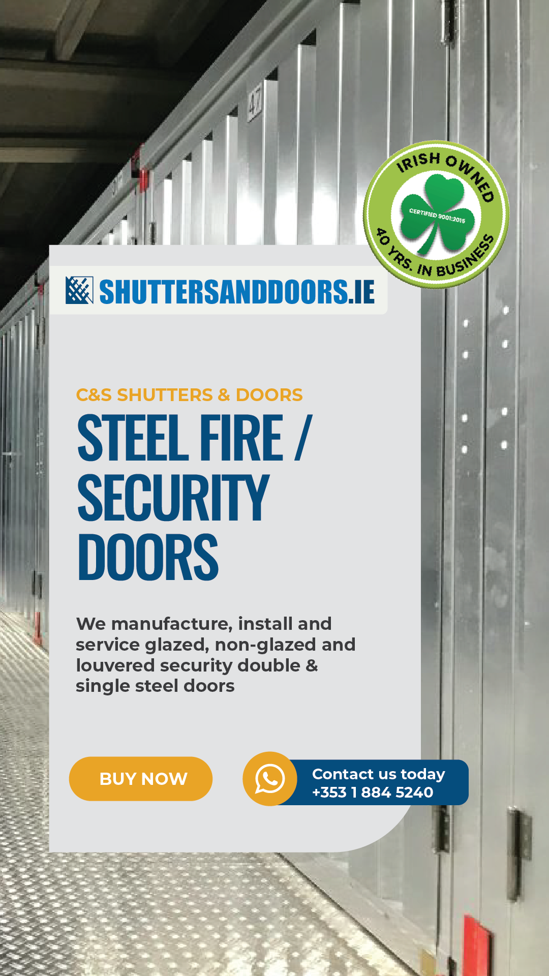 C&S Shutters and Doors Facebook ad from Jul 4, 2024