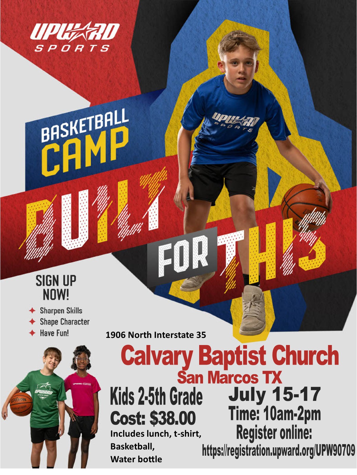 Calvary Baptist Church - San Marcos, TX Facebook ad: Registration NOW OPEN!