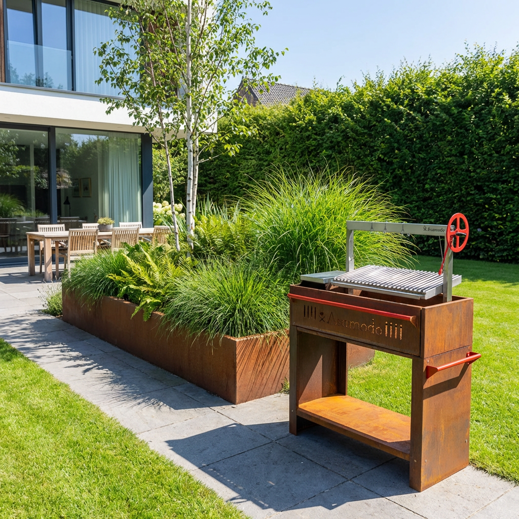Asamodo Facebook ad: Asado-Perfektion im Industrial Look