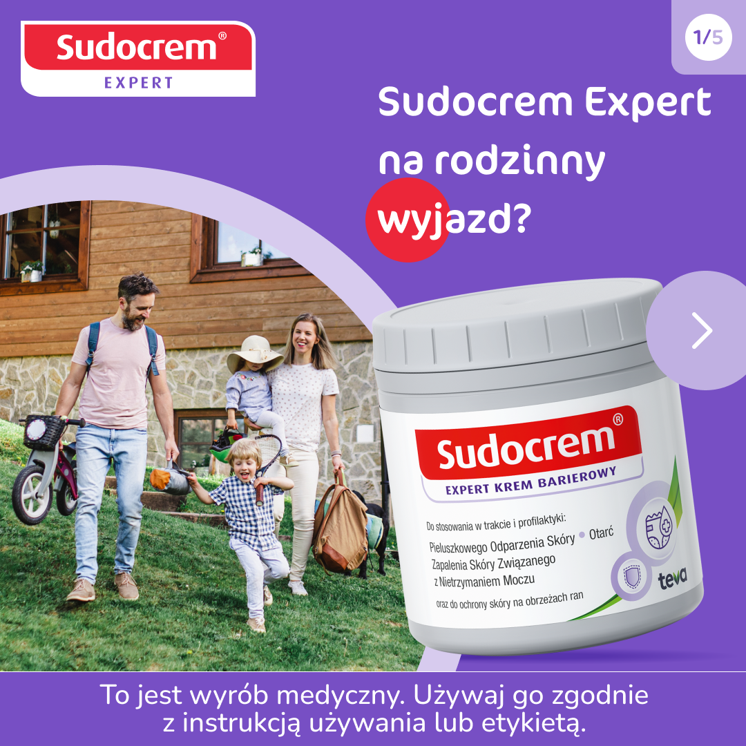 Sudocrem Polska Facebook ad: Czy wiesz, że Sudocrem Expert to krem o…