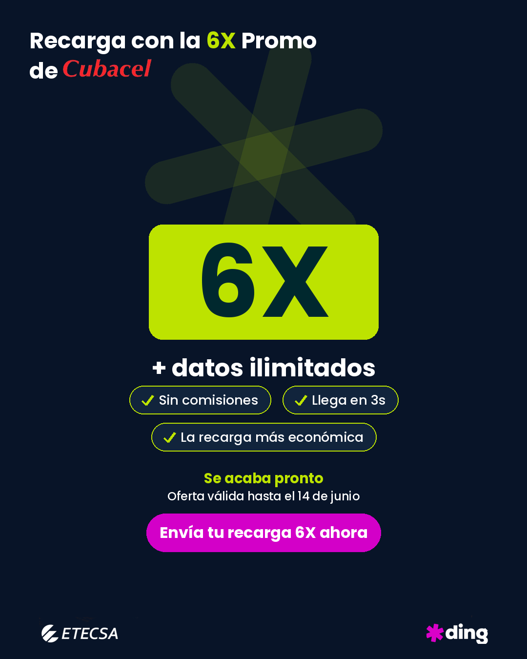 Ding Facebook ad