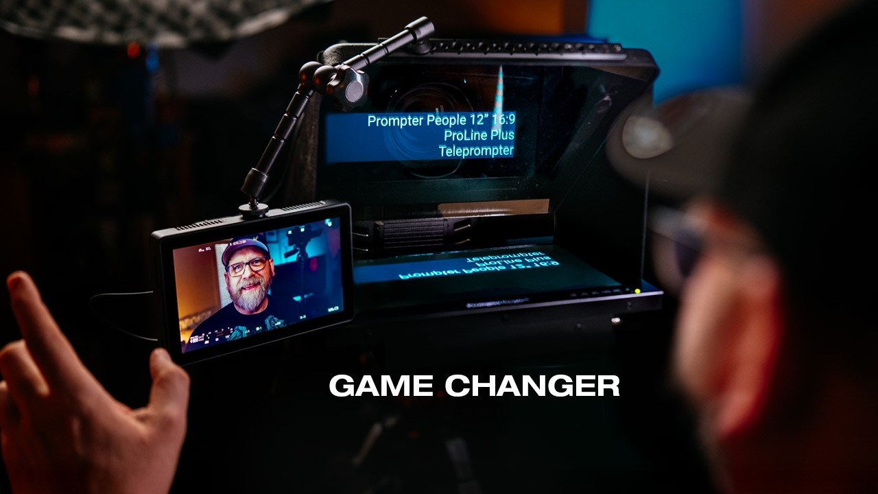 Prompter People Facebook ad: This Teleprompter Is on Another Level…
