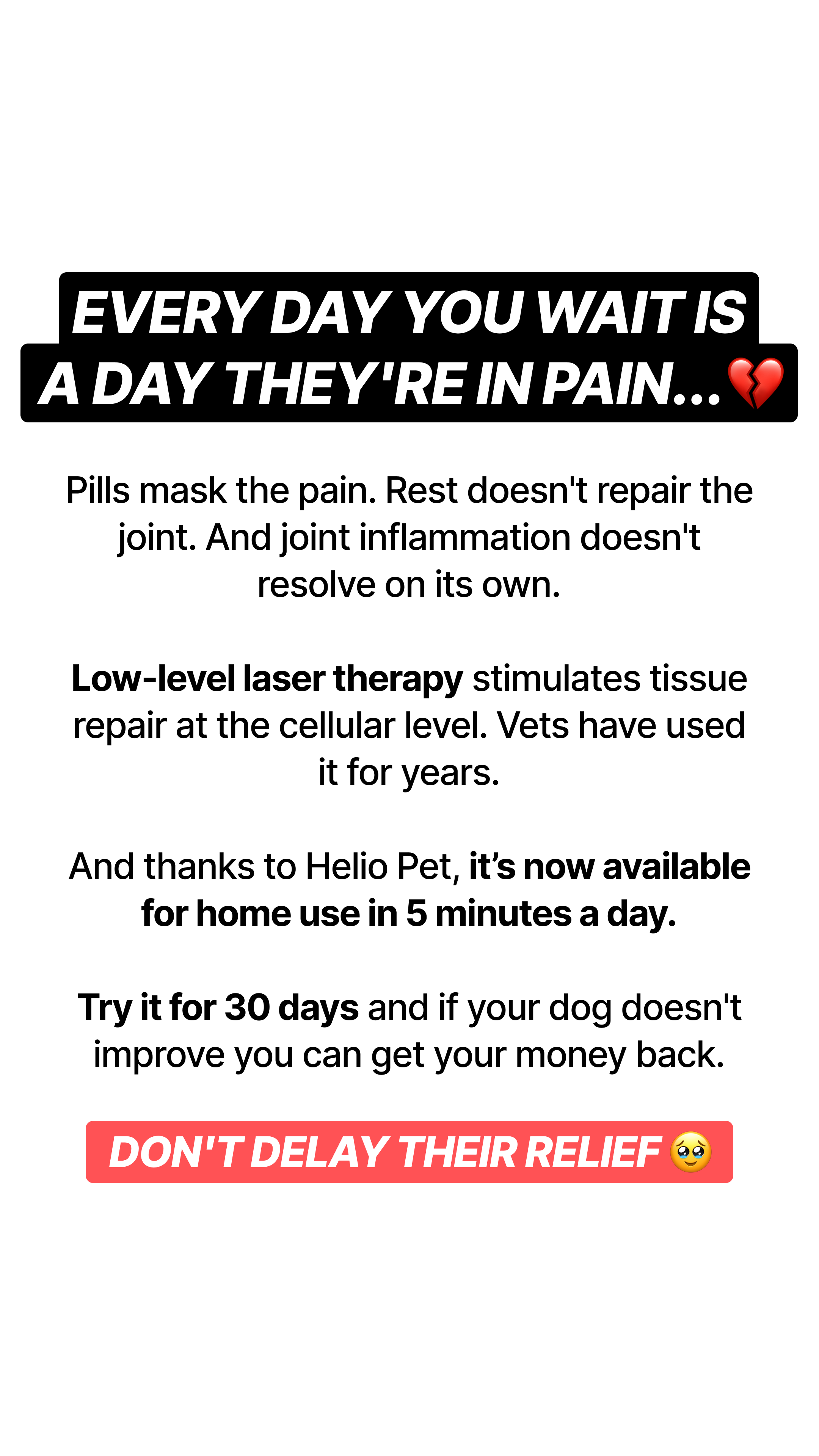 Helio Pet Facebook ad