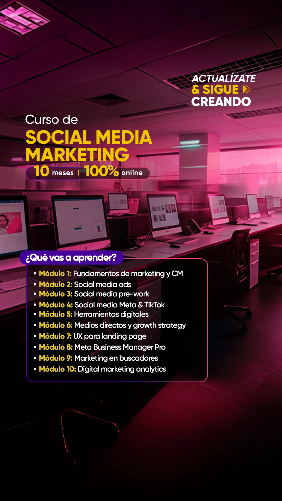 Toulouse Lautrec Educación Continua Facebook ad