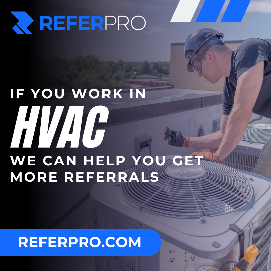 ReferPro Facebook ad: If You’re Not Asking For Referrals, You’re Missing…
