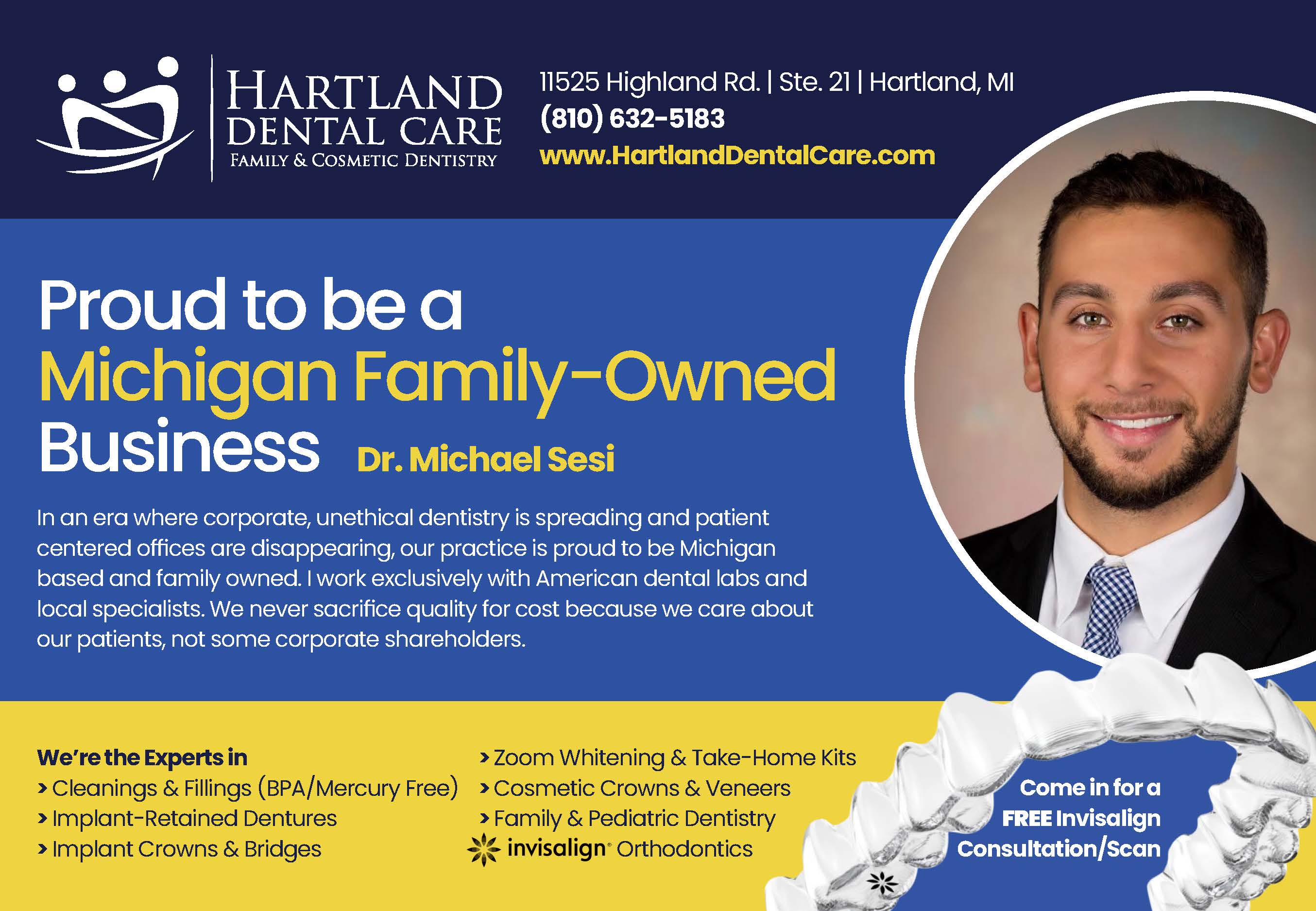 Hartland Dental Care Facebook ad: Check out what Dr.