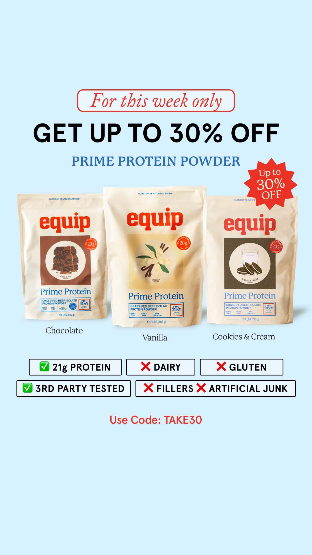 Equip Facebook ad