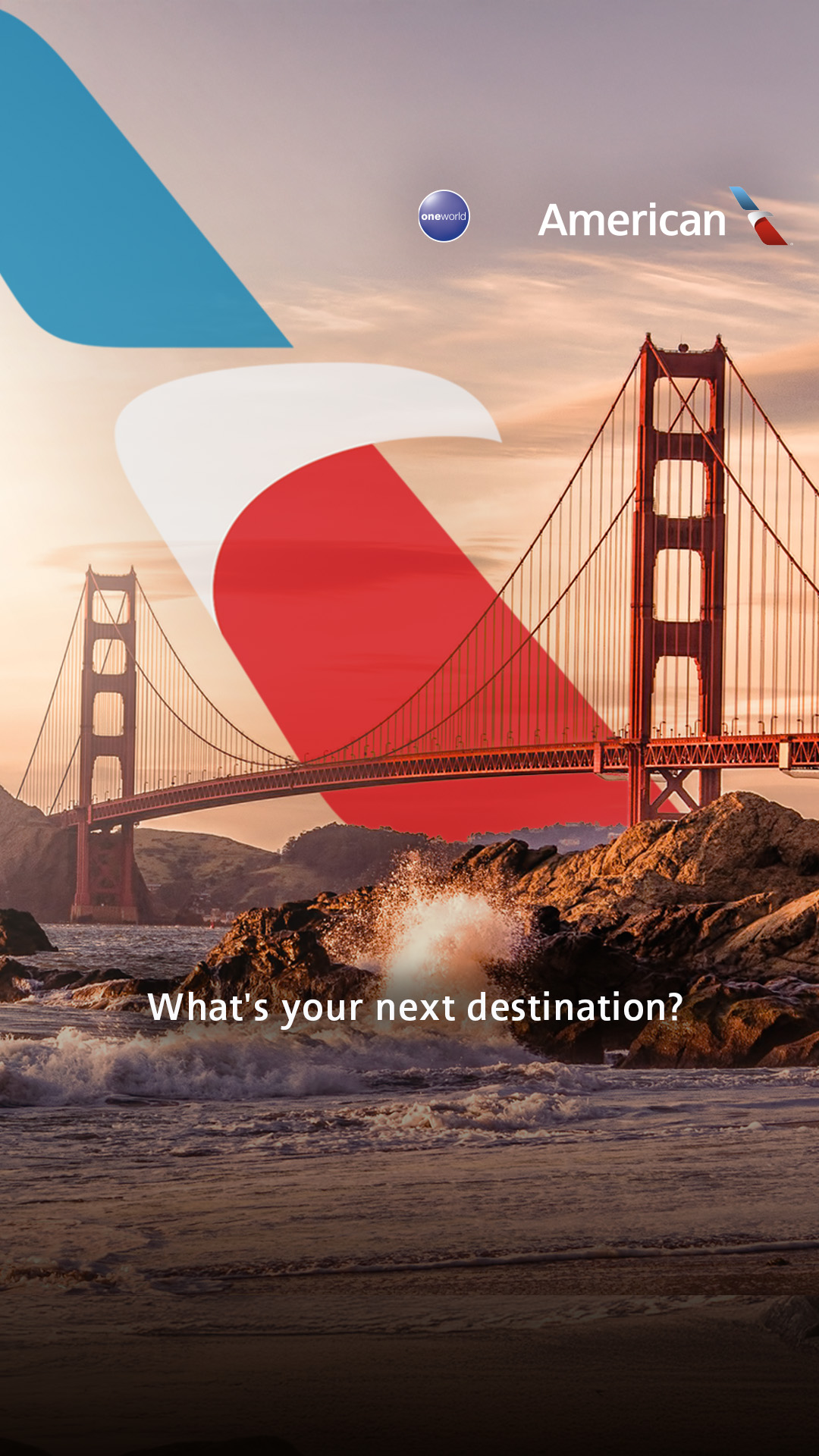 American Airlines Facebook ad: Let's go further
