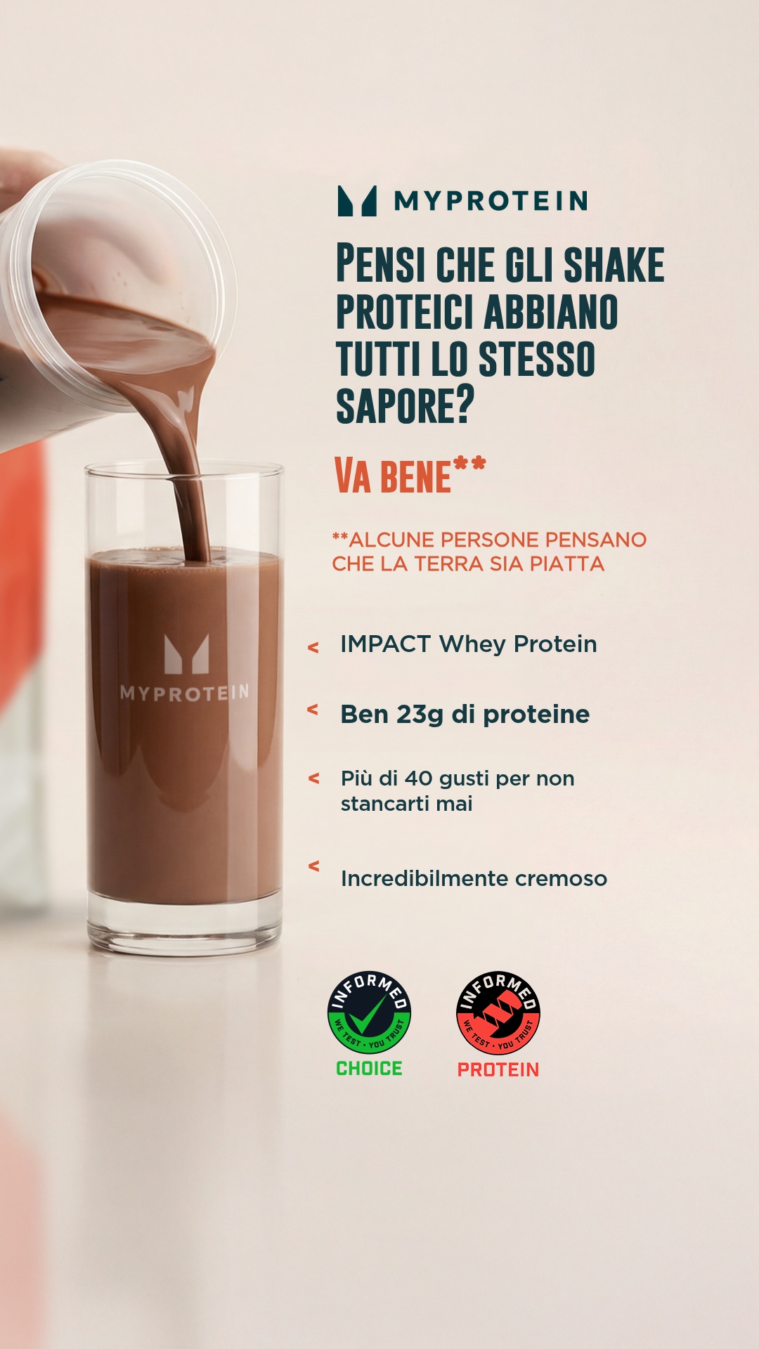 Myprotein Facebook ad