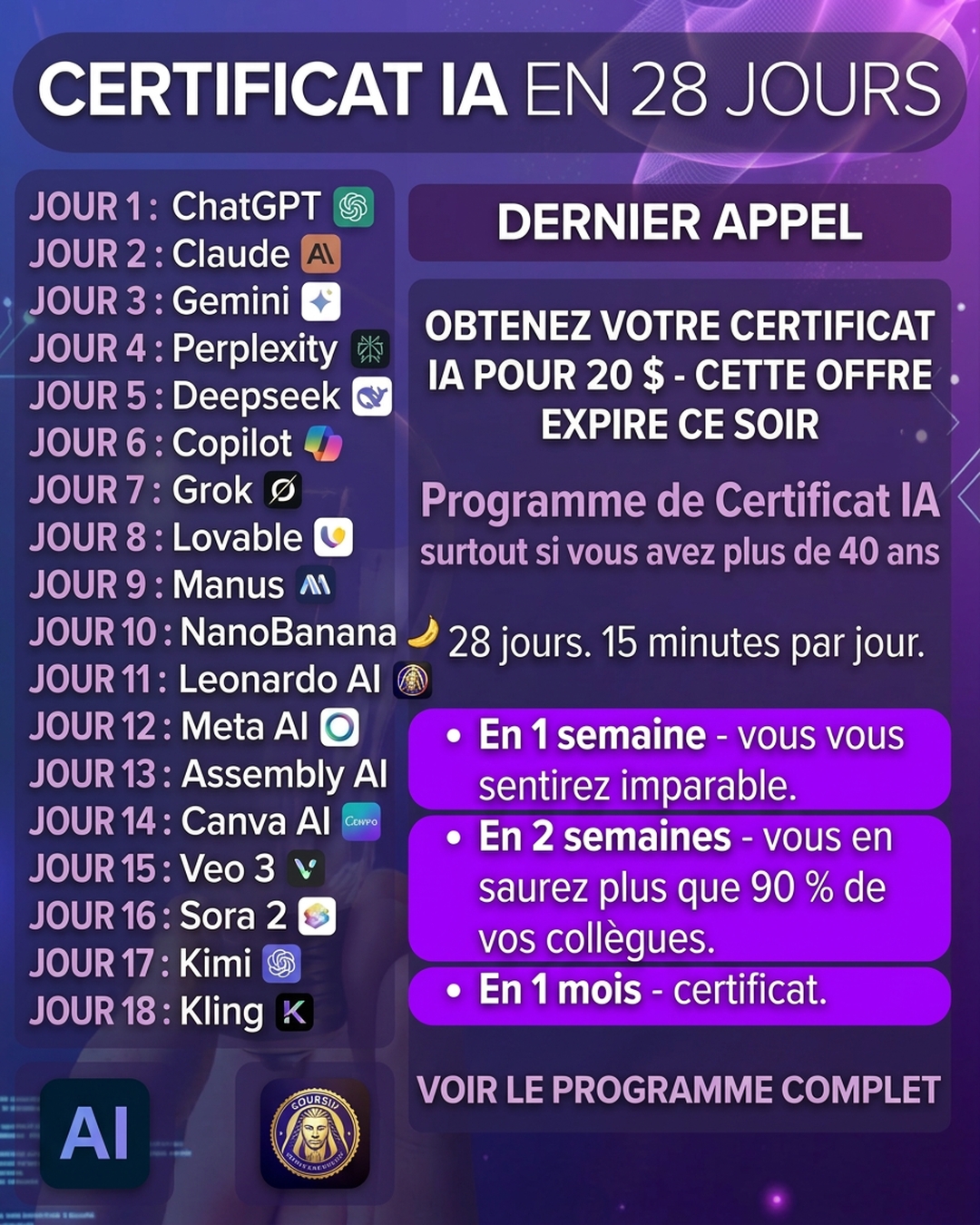 Coursiv Facebook ad