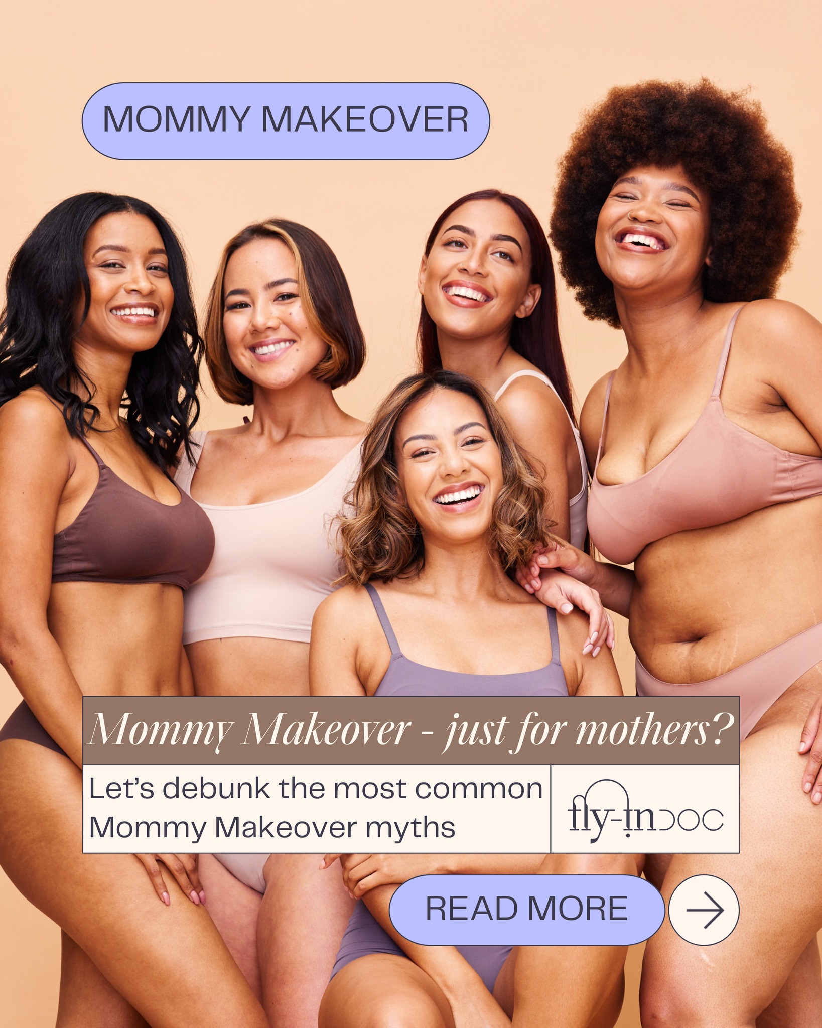 Flyindoc.com Facebook ad: Mommy Makeover: separating myths from facts