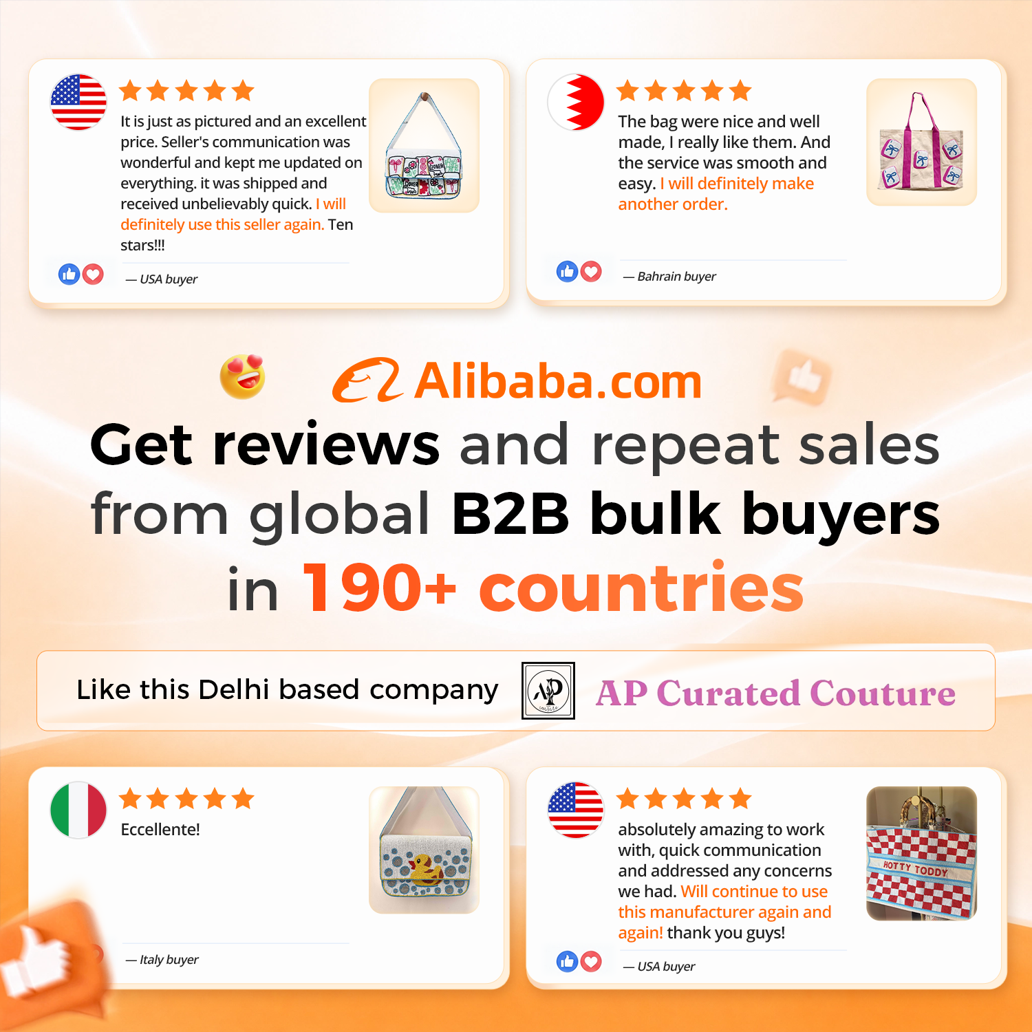 Sell on Alibaba.com Facebook ad